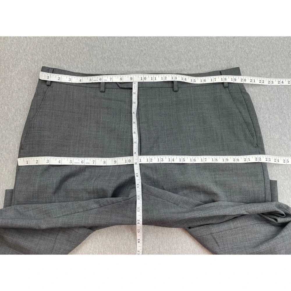 Lauren Ralph Lauren Suit Mens 46L Hopsack Wool Blend Pants 38x29 - 2 Pcs